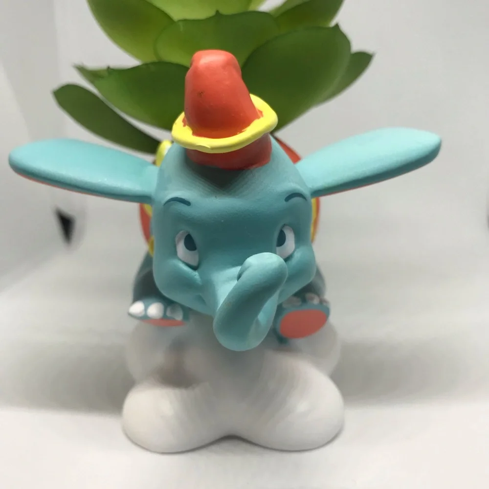 Disney Parks Dumbo The Flying Elephant Artificial Succulent Planter Figure